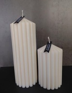 Box prezentowy zestaw 2 szt świece sojowe Pillar w eleganckim opakowniu