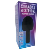 Mikrofon karaoke z Bluetooth z efektami dźwiękowymi Czarny