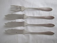 NOŻE + WIDELEC DO RYB WSW d. FRAGET / HEFRA wz POZNAŃSKI