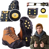 RACZKI NA BUTY KOLCE NAKŁADKI ANTYPOŚLIZGOWE GUMOWE R.42-46 L TURYSTYCZNE