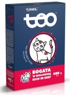 Karma sucha dla kota TEO bogata w wołowinę 400g