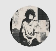 PRZYPINKI BADZIKI BUTTONY ZNACZKI 44 mm – na każdy gust! DEATH NOTE