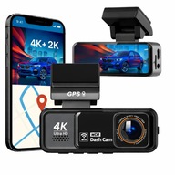 Kamera Samochodowa 4K GPS WiFi WDR | Wideorejestrator Przedni UHD