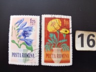 Znaczki , kwiaty. , Rumunia