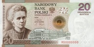 Banknot kolekcjonerski NBP 20 zł - 33939 Maria Skłodowska-Curie