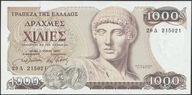 Grecja 1000 drachm 1987 - 29D - stan 2+