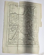 Turcja część azjatycka Mapa Buffier 1744 r - uszkodzona