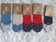 5x STOPKI MARYNARSKIE PIRACKIE BAWEŁNIANE 38-41 wygodne przewiewne vintage