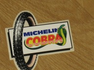 MICHELIN OPONY naklejka z PRL