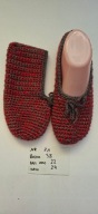 M 21 Kapcie balerinki handmade roz.38 NOWE ręcznie robione