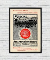 Wyjątkowo Dekoracyjna Grafika do Wystroju Kuchni, Plakat Vintage, Warzywa