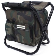 Krzesełko turystyczne Koanni mx45--krzeslo na ryby plażę czarny piknik