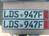 tablice rejstracyjne kolekcjonerskie