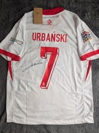 Koszulka Polska 2024 KACPER URBAŃSKI z autografem
