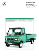 PROSPEKT MERCEDES-BENZ TRANSPORTER PRITSCHENWAGEN/FAHRGESTELLE 210 ...