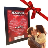 GENIALNE PODZIĘKOWANIE PREZENT DZIEŃ KOBIET RAMKA DLA NIEJ NIEGO SERCE 3D