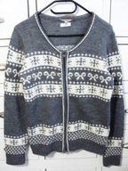 Peckott boski zimowy sweter love vintage wełna alpaka dobry gatunkowo 38