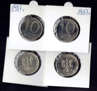 POLSKA 10 zł 1987 r. mennicza