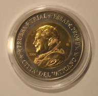 WATYKAN 2006 - 2 EURO BENEDYKT XVI - SPECIMEN - PRÓBA - PIĘKNA, RZADKOŚĆ