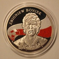 BONIEK 100 DRAM 2009 ARMENIA ZBIGNIEW BONIEK "KRÓLOWIE FUTBOLU", CERTYFIKAT