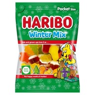 Haribo Winter Mix Żelki Pianki Owocowe Mikołaj dzieci Choinka Święta 175g