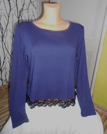 Debenhams Sweter sweterek damski koronka 42 XL #71