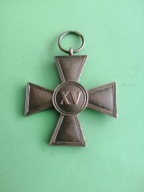 KRZYŻ ZA XV LAT SŁUŻBY PRUSY