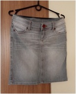 Spódnica wąska klasyczna jeansowa BENETTON r. 38