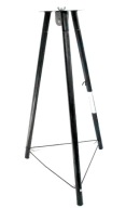 Statyw -trójnóg metalowy czarny z bloczkiem