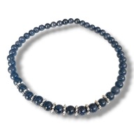 NK65 - Bransoletka kamienie NOC KAIRU 4 mm 16cm