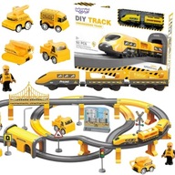 KOLEJKA ELEKTRYCZNA PENDOLINO POCIĄG DLA DZIECI DO ZABAWY ZESTAW WOOPIE