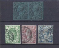 SACHSEN SAKSONIA MI. 10** PARKA, 2, 12, 13 KAS. 500 EURO.