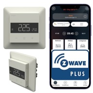 Termostat heatit Z-TRM6 RAL 9003 Z-Wave