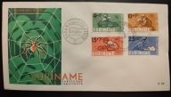 !! ZWIERZĘTA - SURINAM 1965 - KOPERTA FDC - STAN BDB !