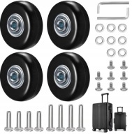 KÓŁKO DO WALIZKI CZĘŚCI BAGAŻ WALIZEK TORBY 4 SZT