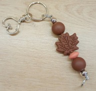 Brelok do kluczy Liść klonowy zawieszka 6423 Oliwia Kurowska, Kuba Kurowski