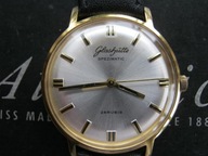 PRZEPIĘKNY ZŁOCONY - GLASHUTTE SPEZIMATIC 26 RUBIS