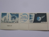 Francja - badanie Kosmosu - Mi. 1530-31 ** pasek