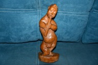 PASTUSZEK FIGURKA Z DREWNA