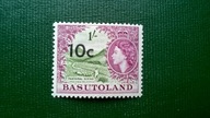 Basutoland * 10c nadruk QEII kolonie angielskie brytyjskie
