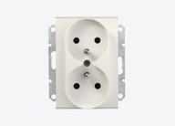 Schneider Electric Sedna Gniazdo Podwójne Biały SDN2800921