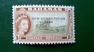 Bahamy Bahamas * New Constitution 1d QEII kolonie angielskie brytyjskie