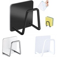 ORGANIZER NA GĄBKE KUCHENNĄ DO ZLEWU ŚCIANY UCHWYT czarny