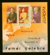 MOŁDAWIA ** EUROPA, M Curie-Skłodowska Mi BL 9