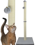 Drapak dla kota słupek duży + piłka wysoki 101cm - zabawy i odpoczynku