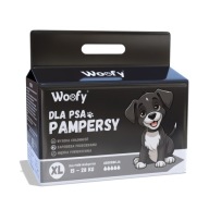 Profesjonalne pampersy pieluchy dla psa psów samca woofy 12 sztuk