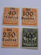 WM Gdańsk - wydanie przedrukowe - zestaw - Fi. 152, 153, 154, 155 *