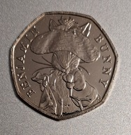 Wielka Brytania 50 pensów 2017r. Beniamin Truś BCM