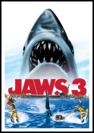 A2 PLAKAT FILMOWY KINO FILM SZCZĘKI 3, JAWS 3 (1983)