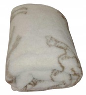 KOC COLUMBUS 100% WEŁNA OWCZA 140 CM X 200 CM DUŻY WEŁNIANY MERYNOS CIEPŁY